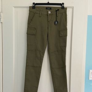 Army green jeans